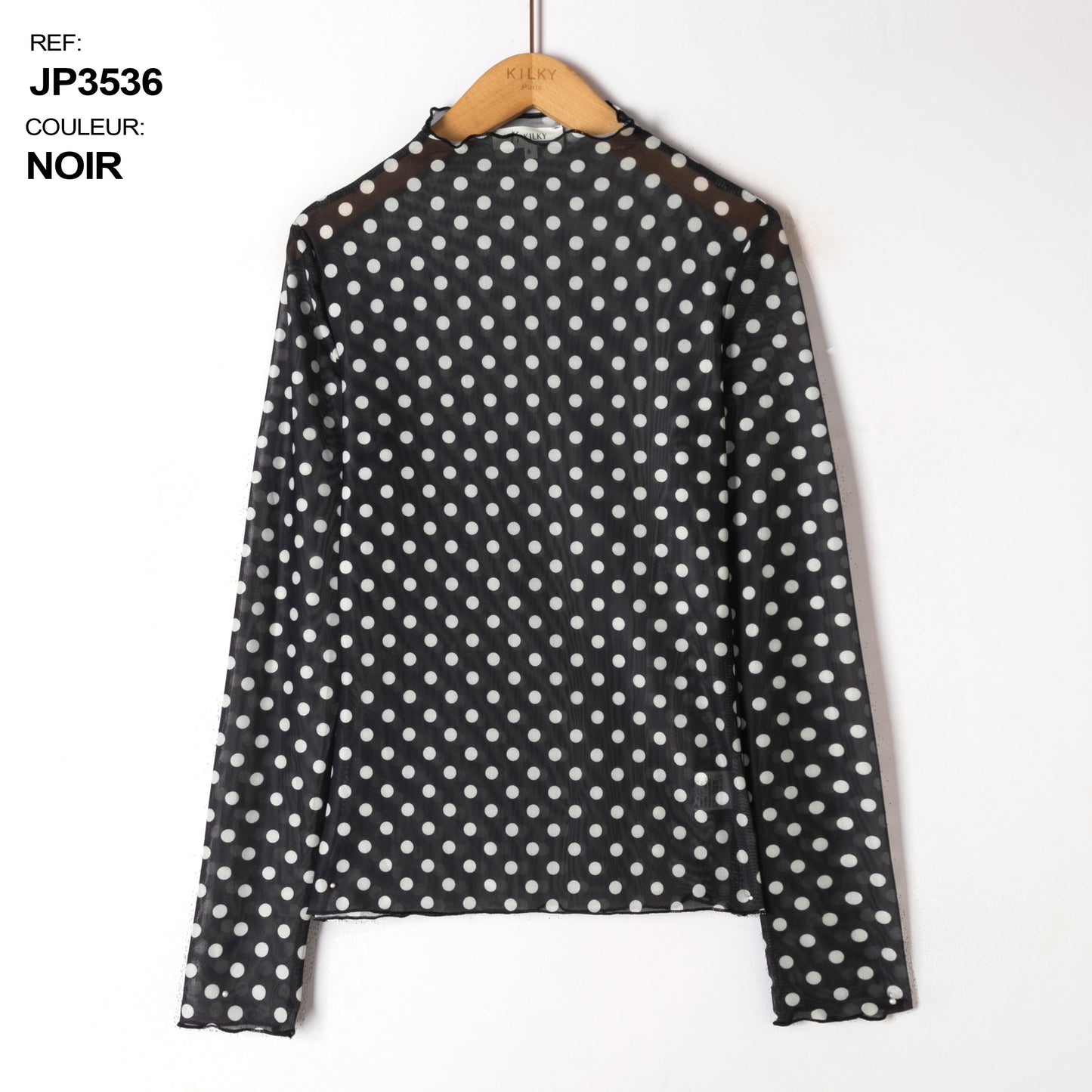 MESH TOP POLKADOT