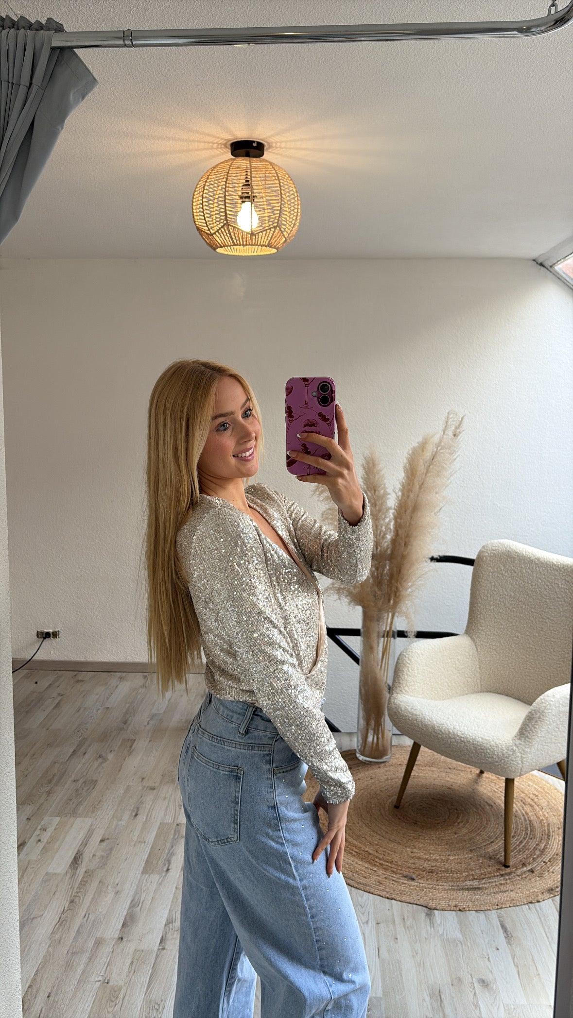 Glitterbody goud