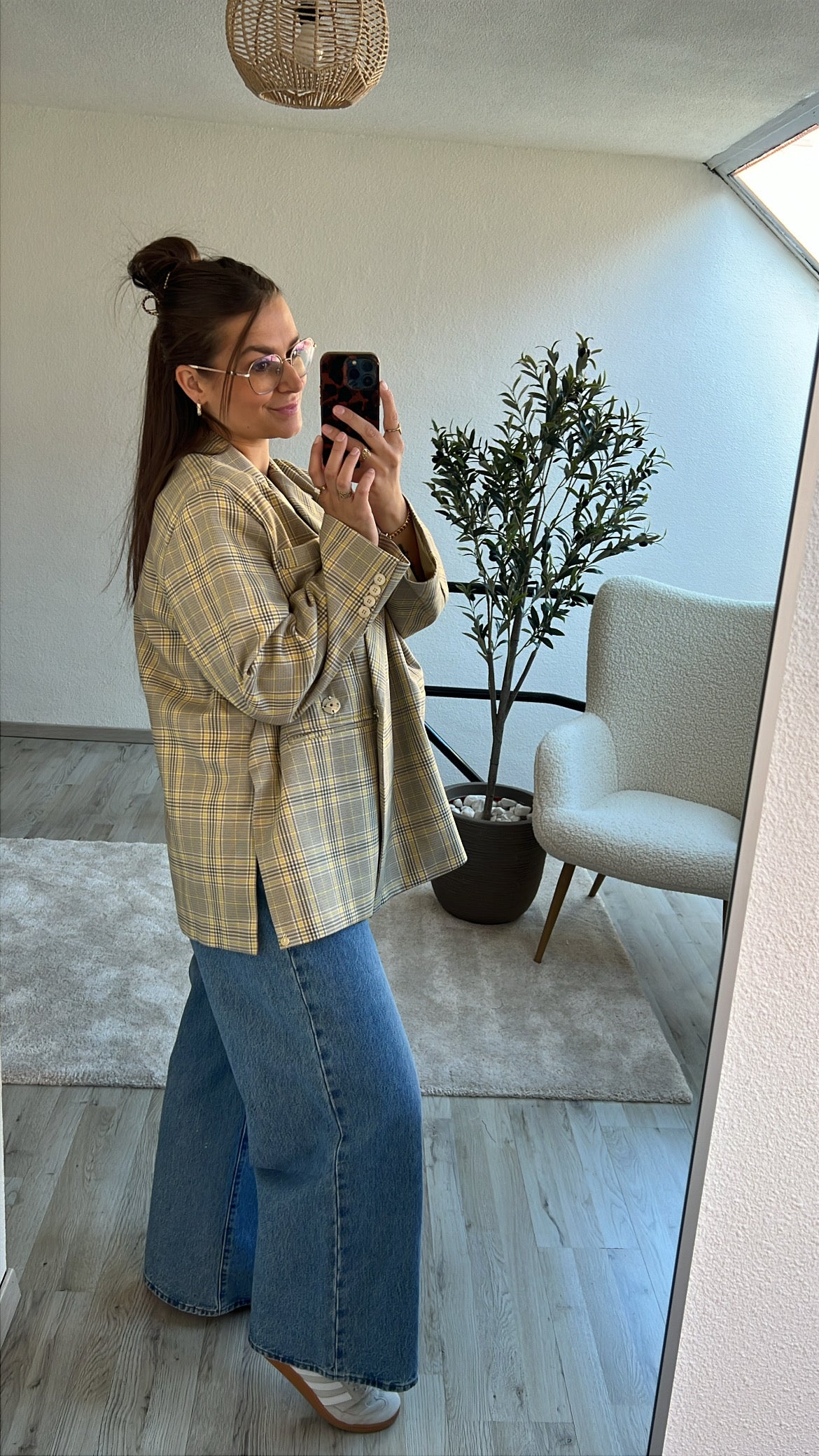 GERUITE BLAZER GEEL