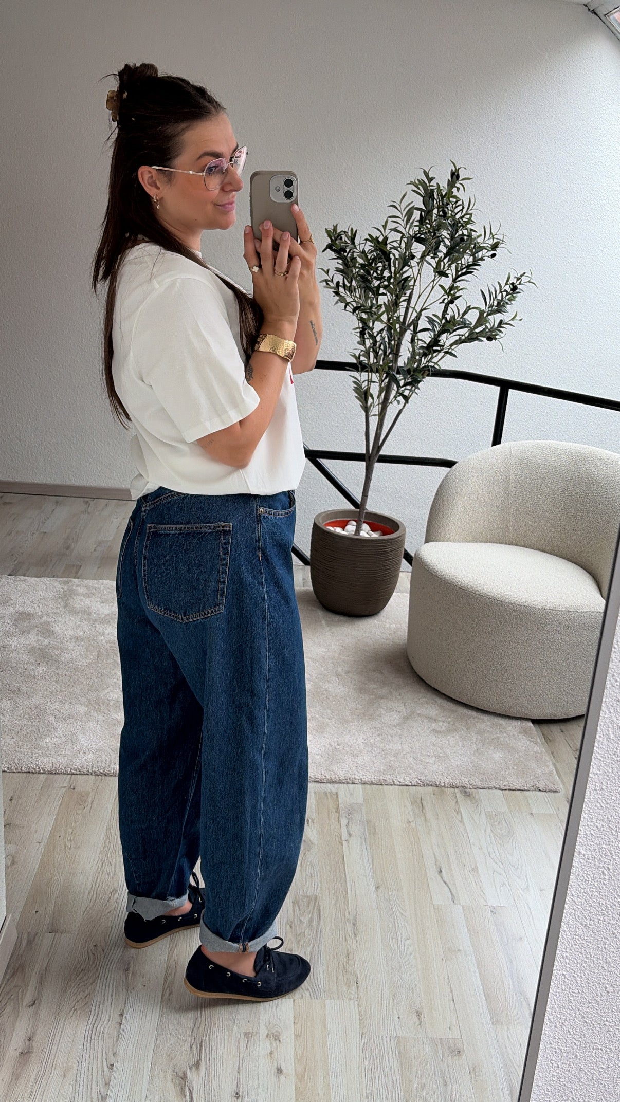 BARREL JEANS NAVY