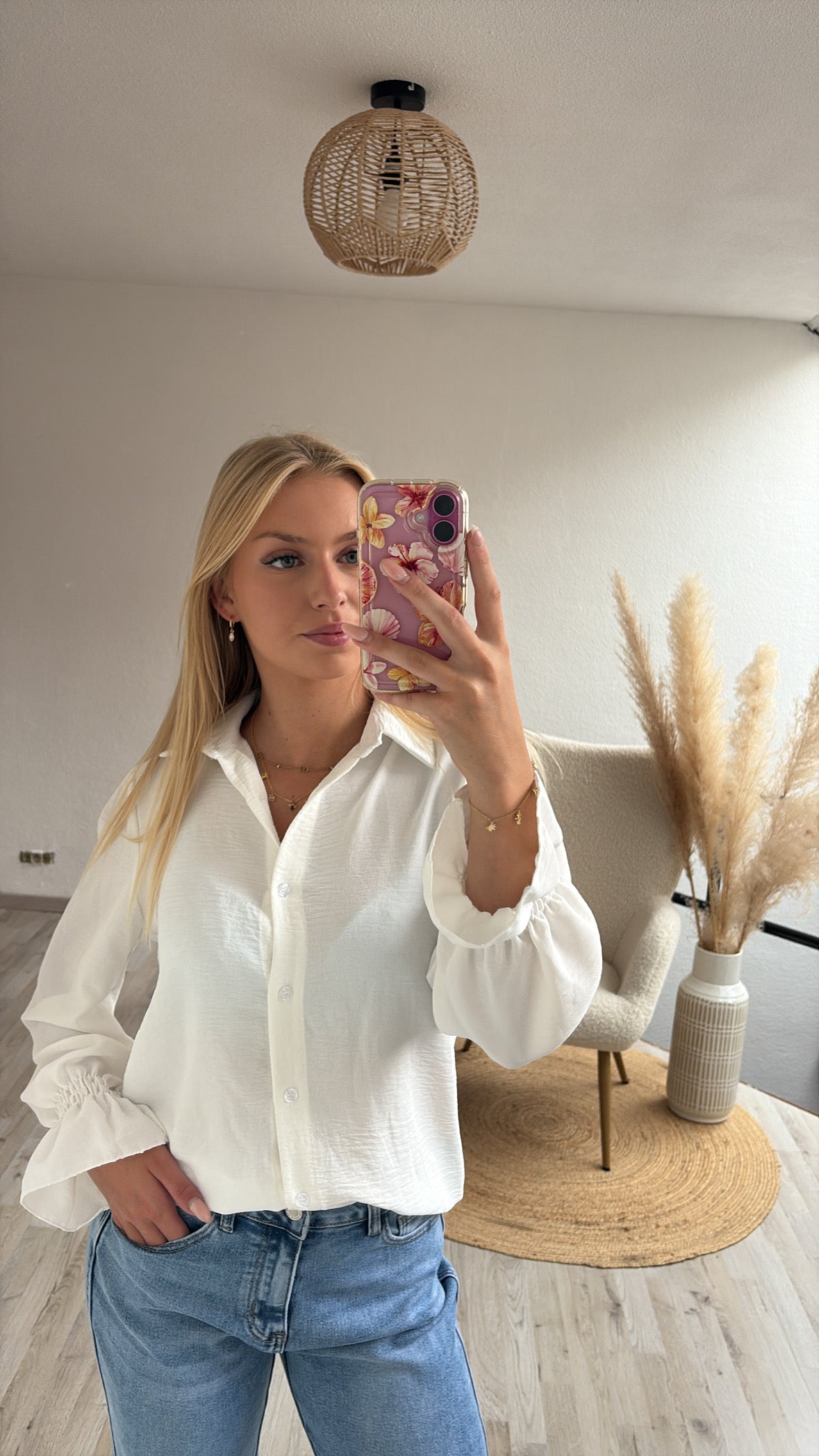 Witte blouse
