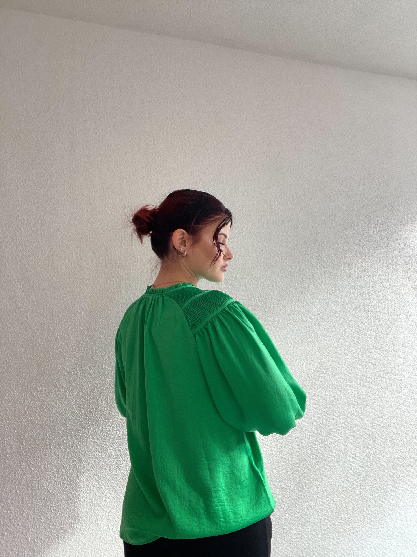 Groene blouse