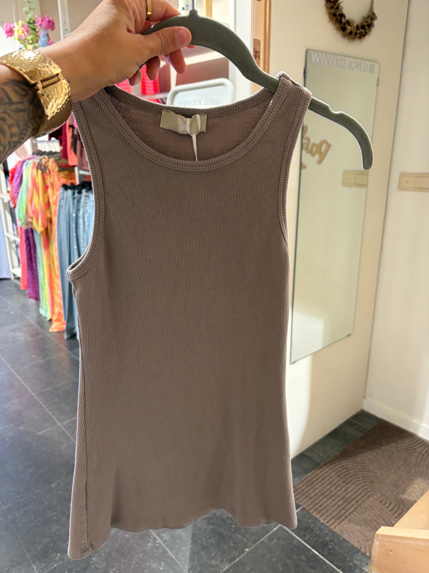 TANKTOP TAUPE