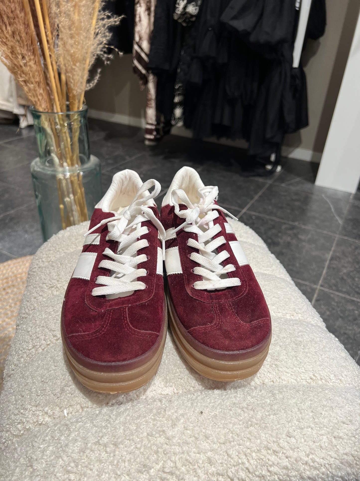 Sneakers burgundy