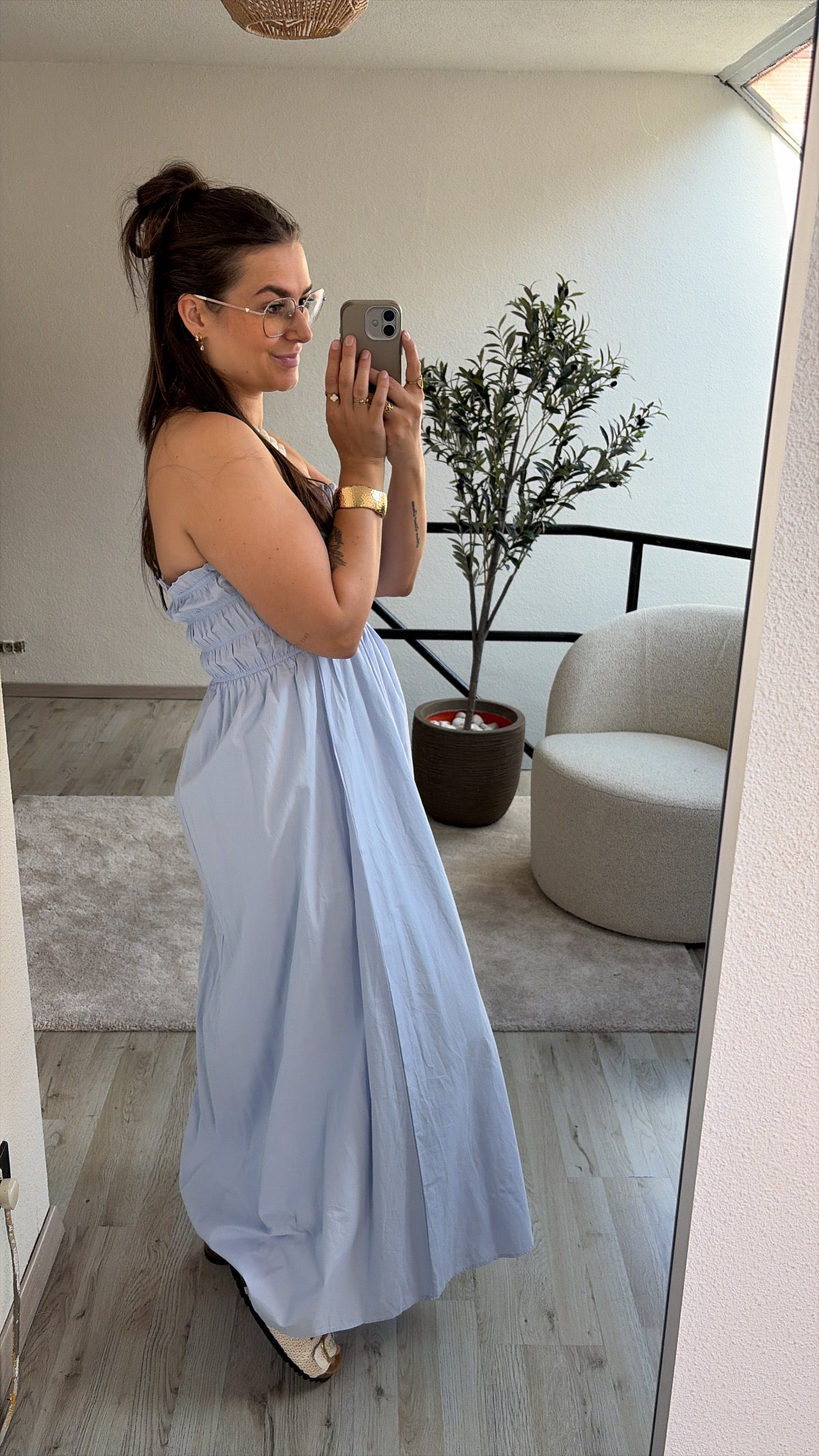 BANDEAUJURK BLAUW