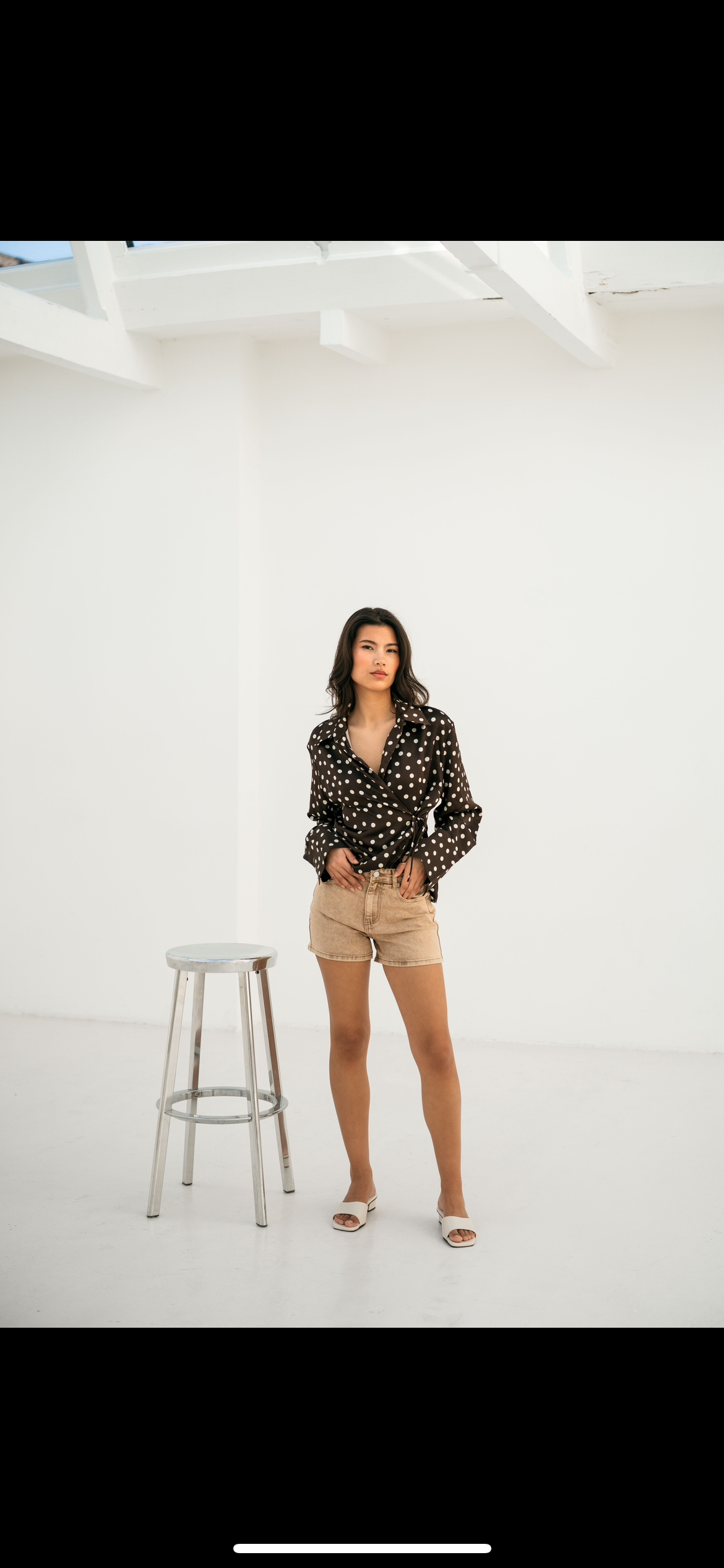 JEANSSHORT BEIGE