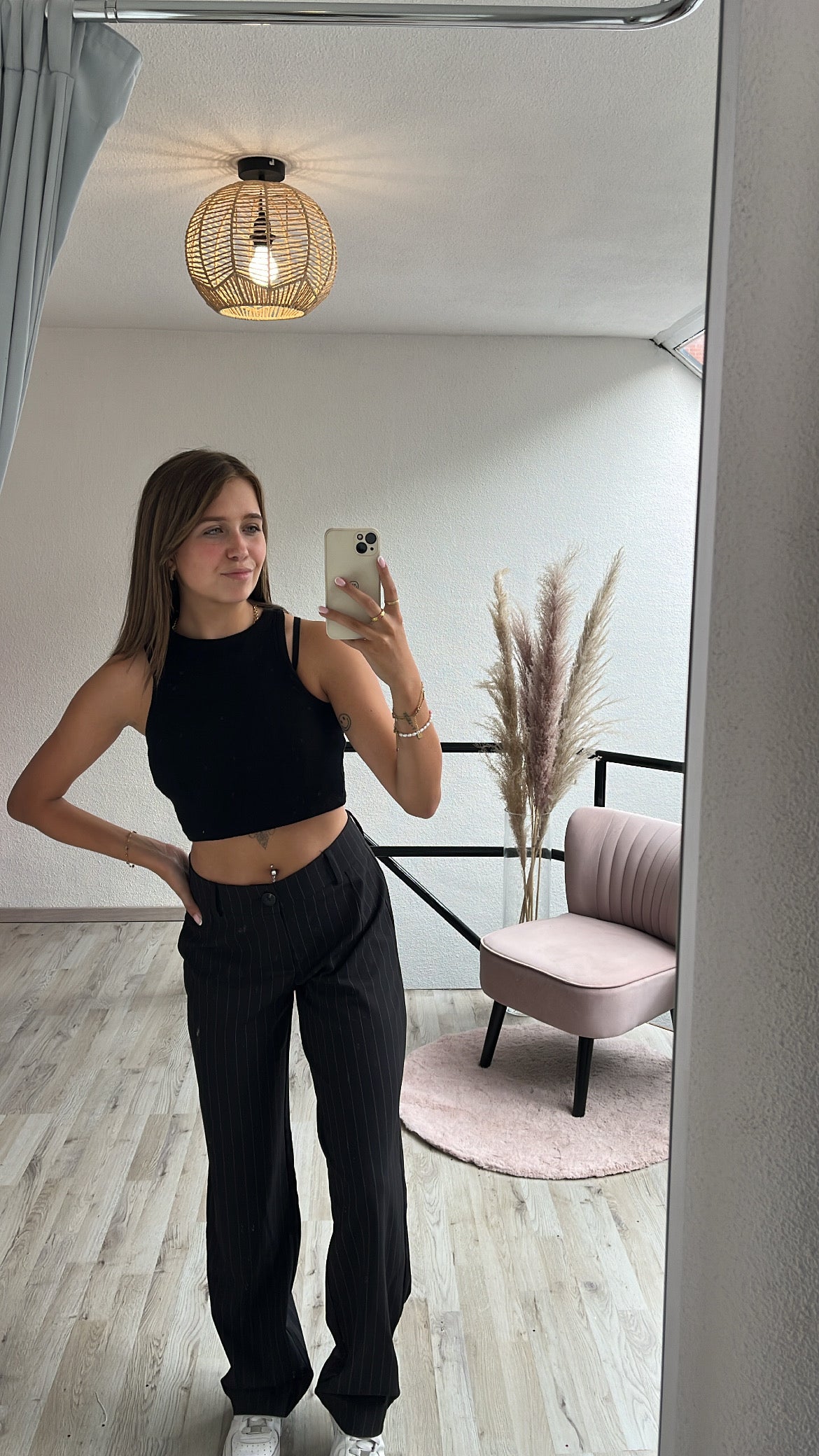 Gestreepte pantalon