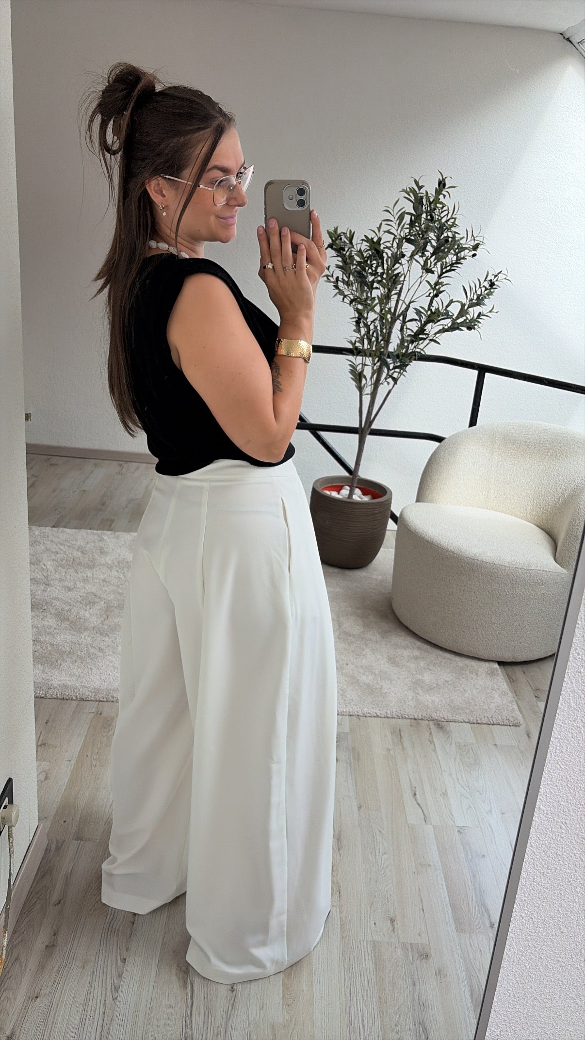 WITTE PANTALON