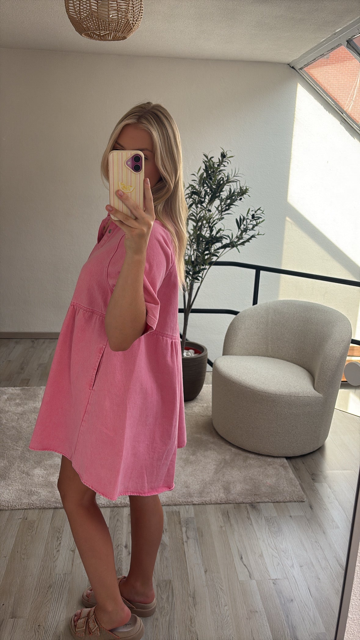 JEANSJURK ROZE