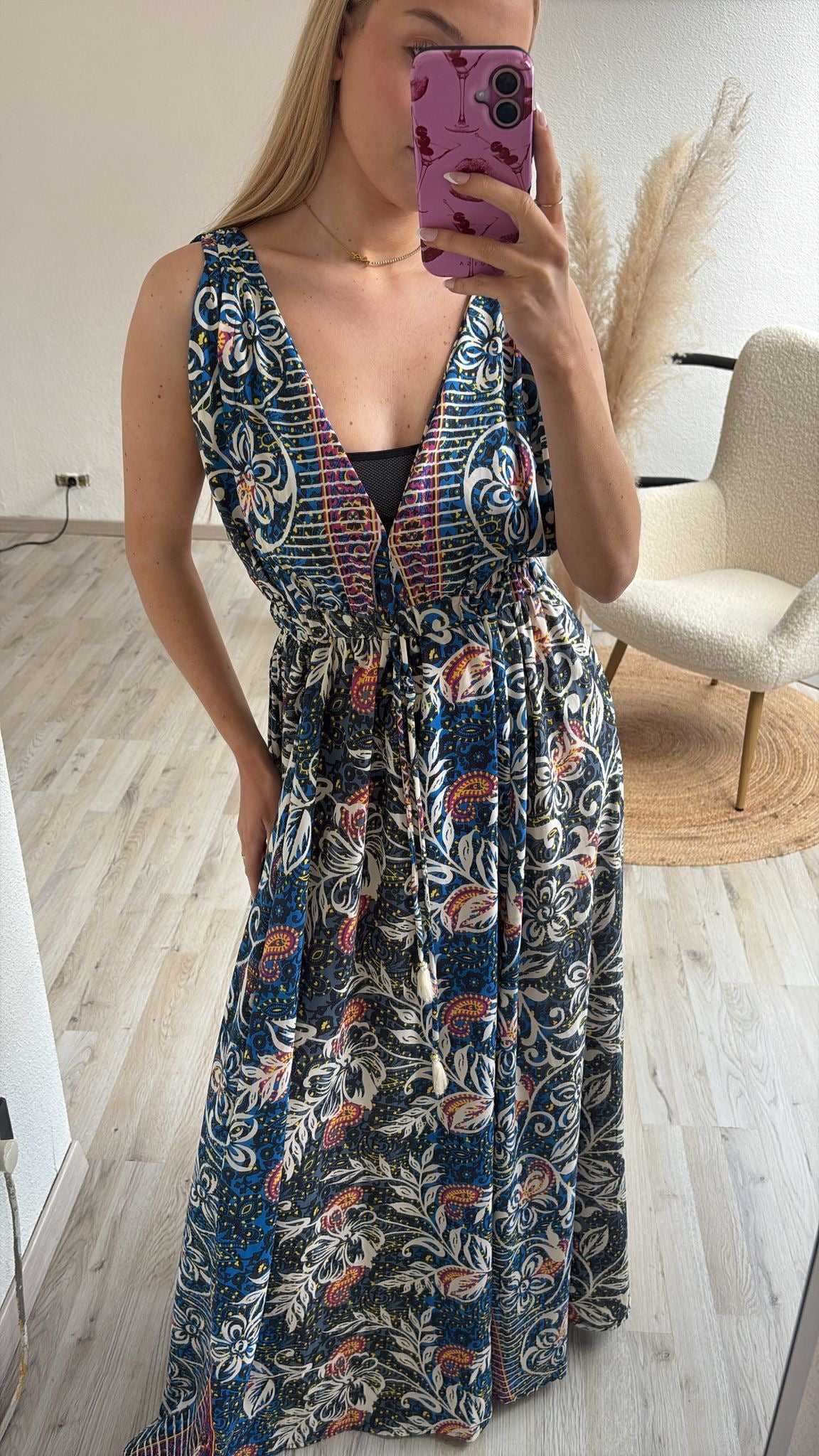 Maxijurk met print