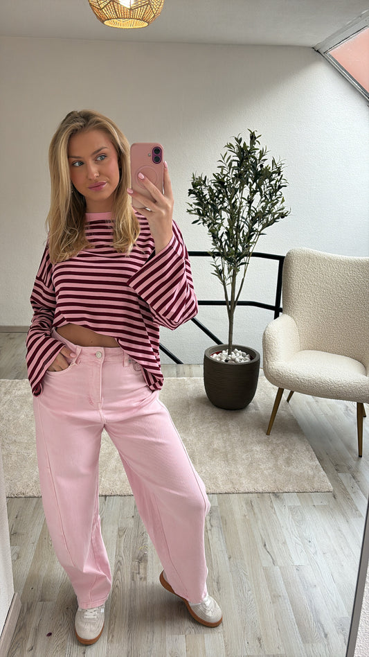 BALLOON JEANS ROZE