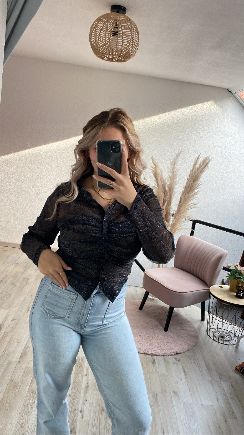 Blouse glitter