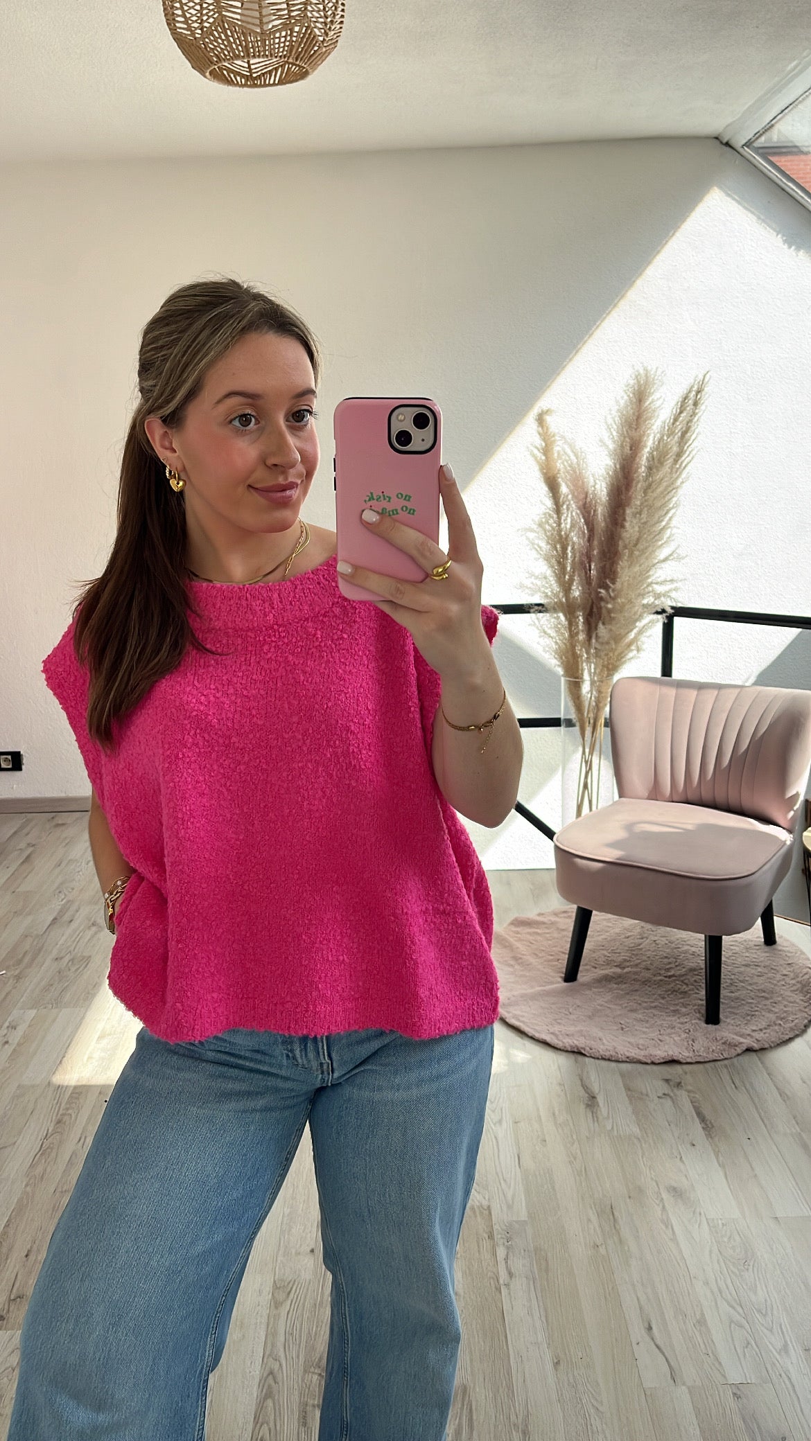 Roze debardeur