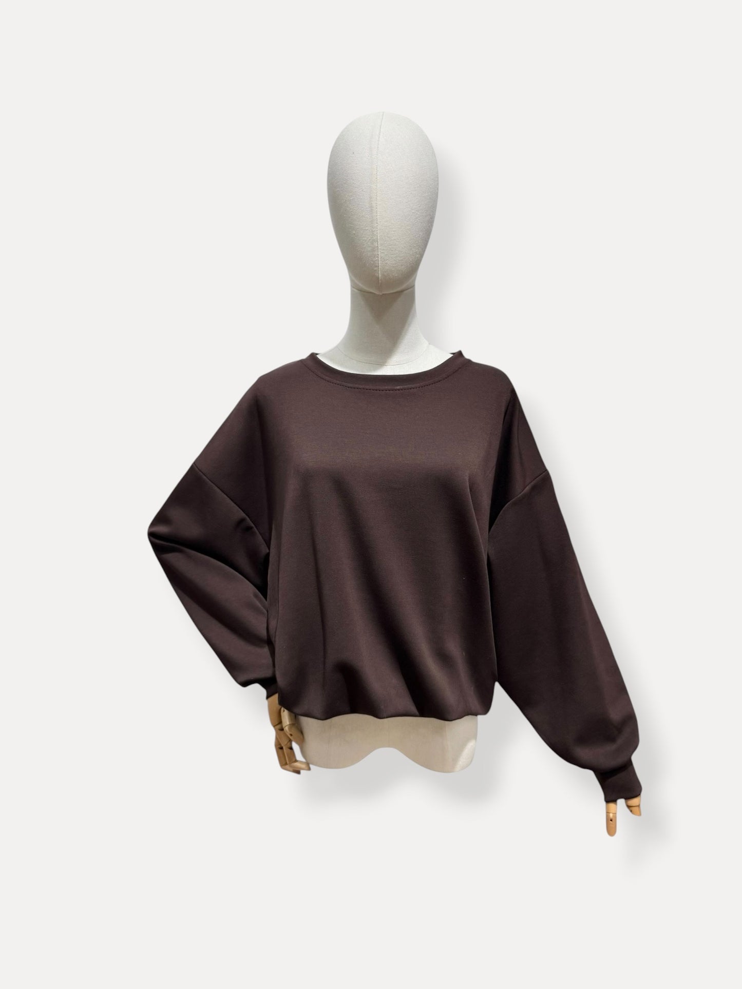 CHOCO PUFFY SWEATER