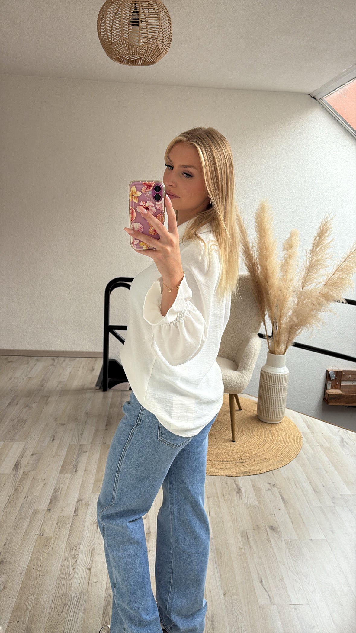 Witte blouse