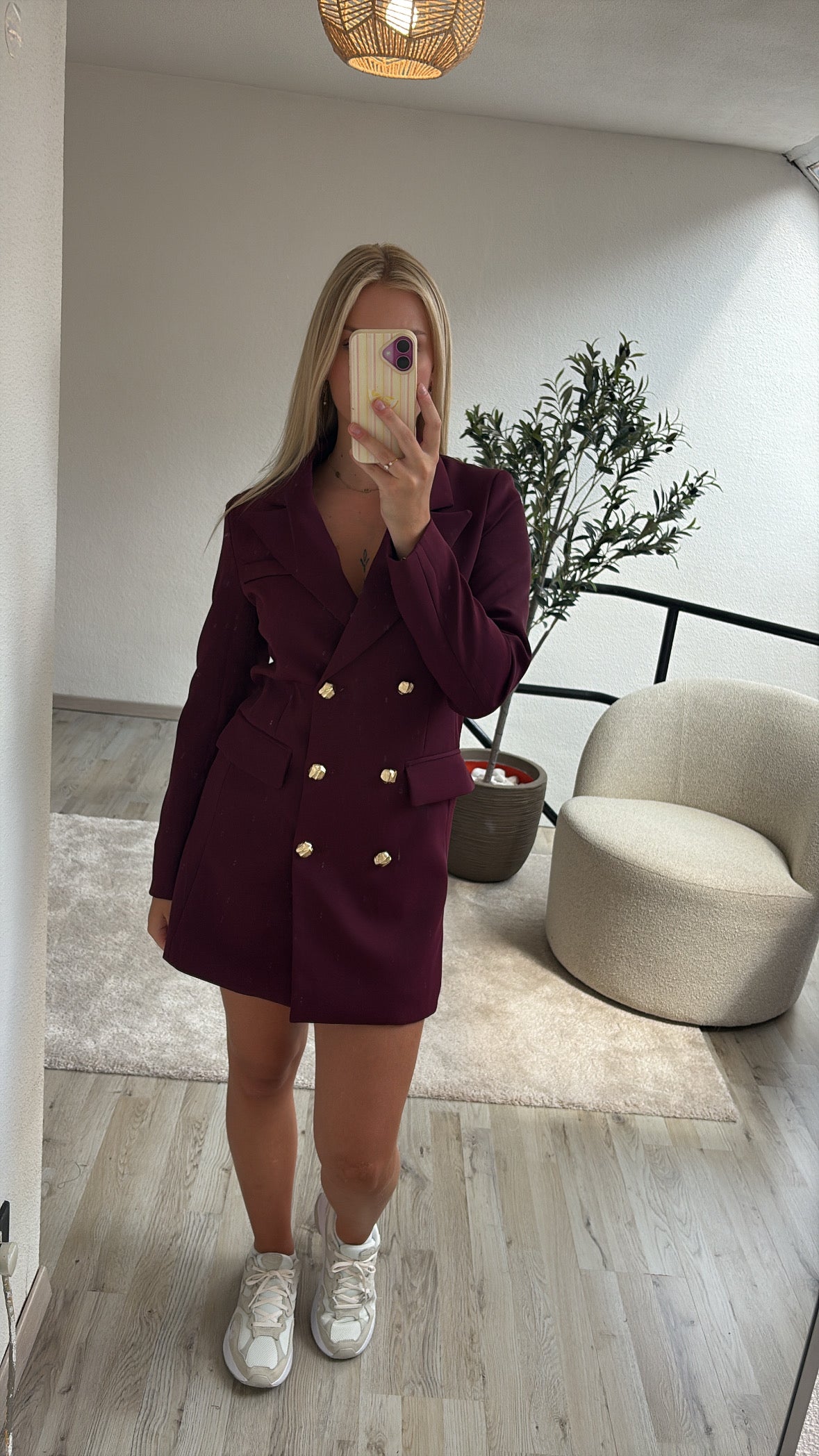 BURGUNDY BLAZERJURK