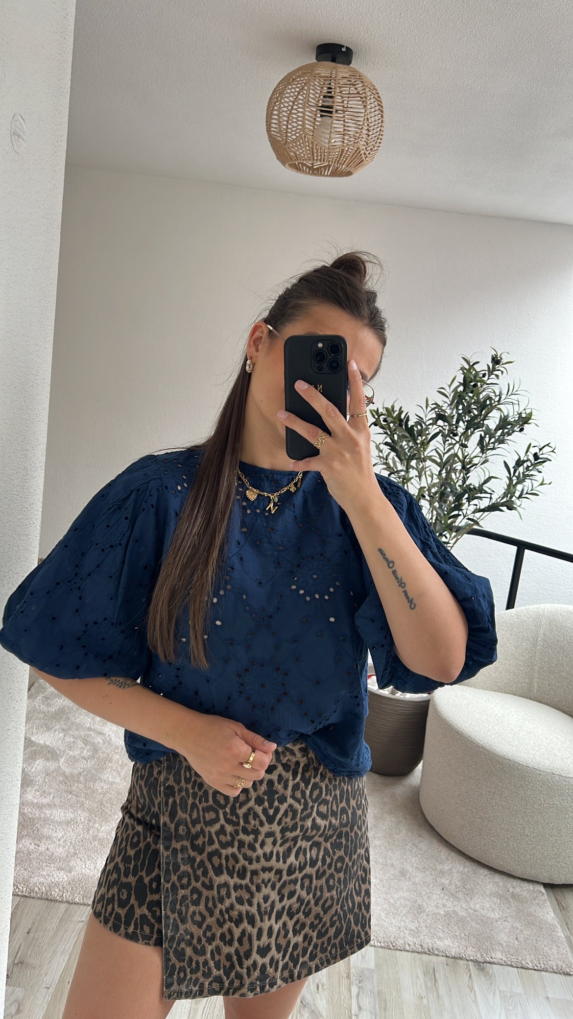 LEOPARD SKORT