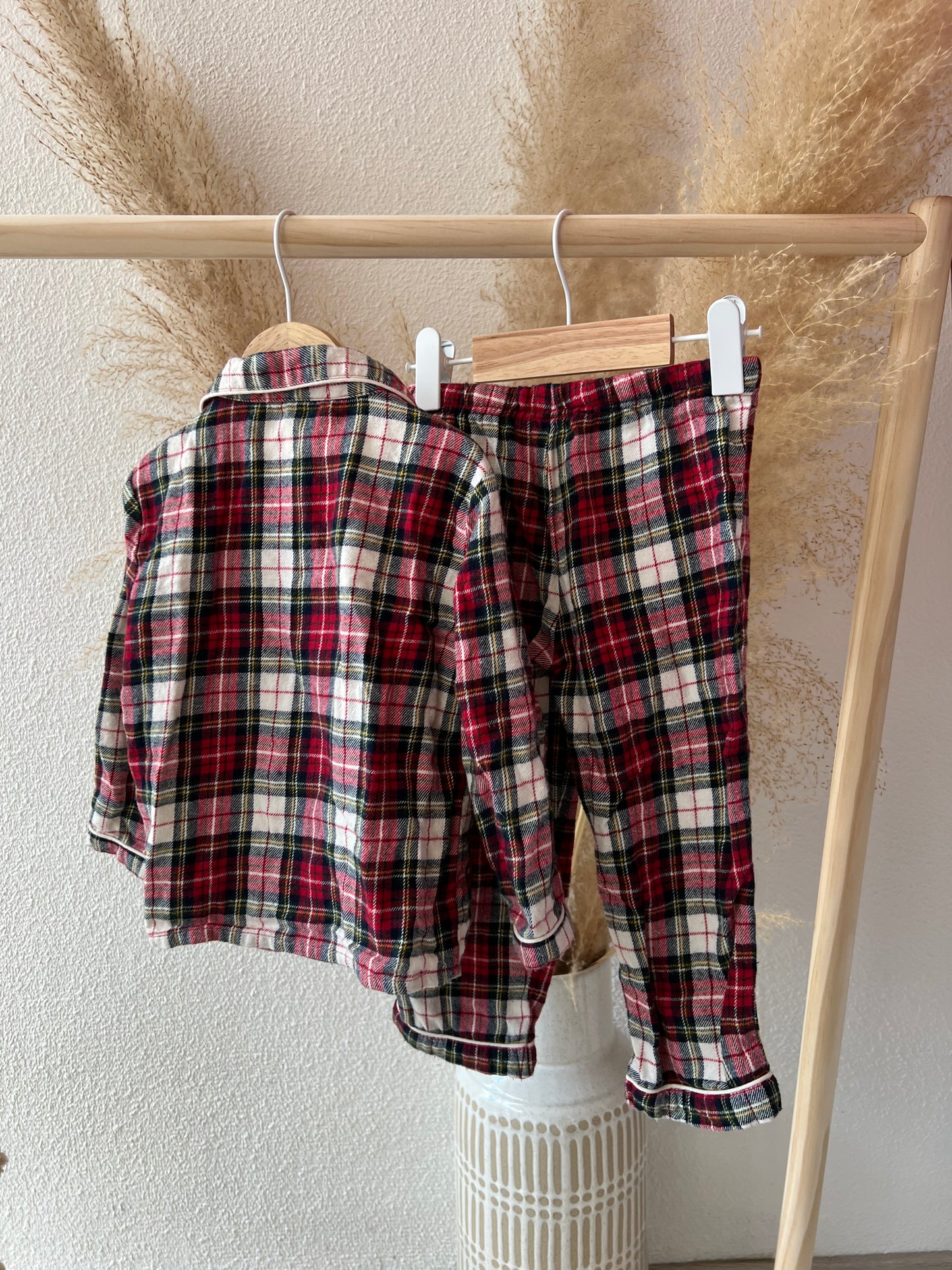 Geruite pyjama