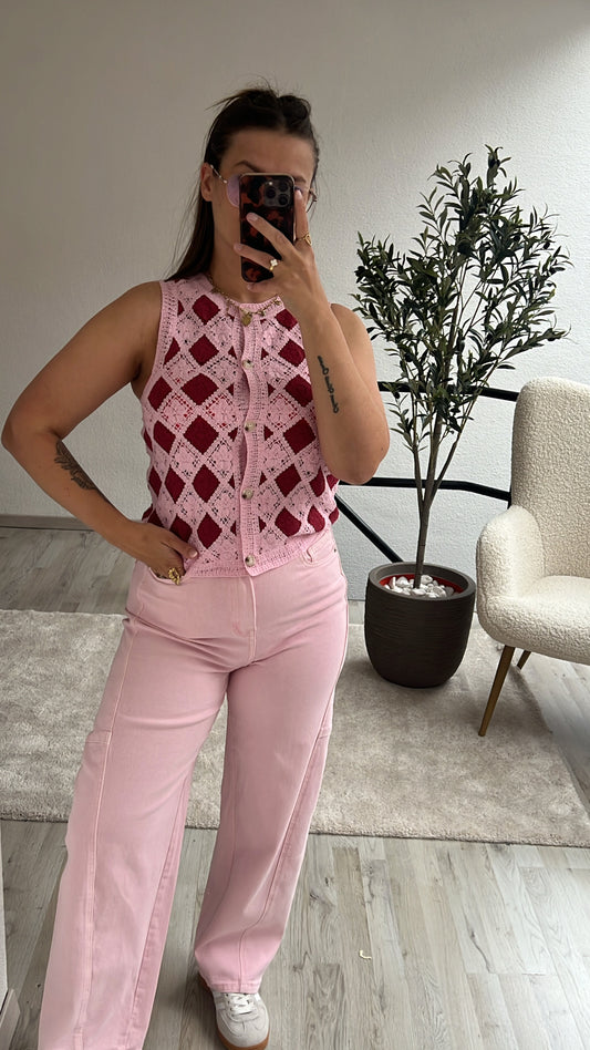 CROCHET TOP ROZE