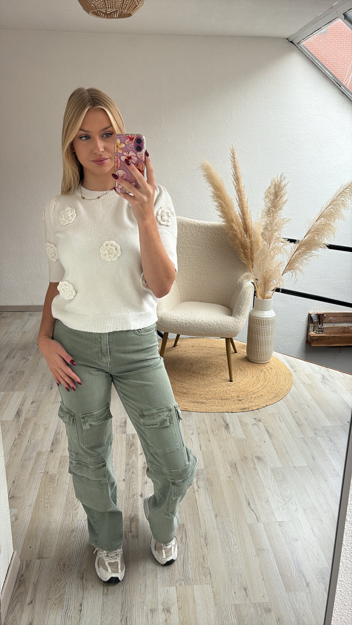 Cargojeans khaki