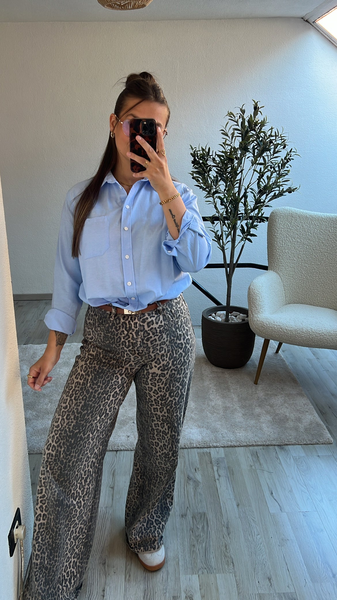 LEOPARD JEANS