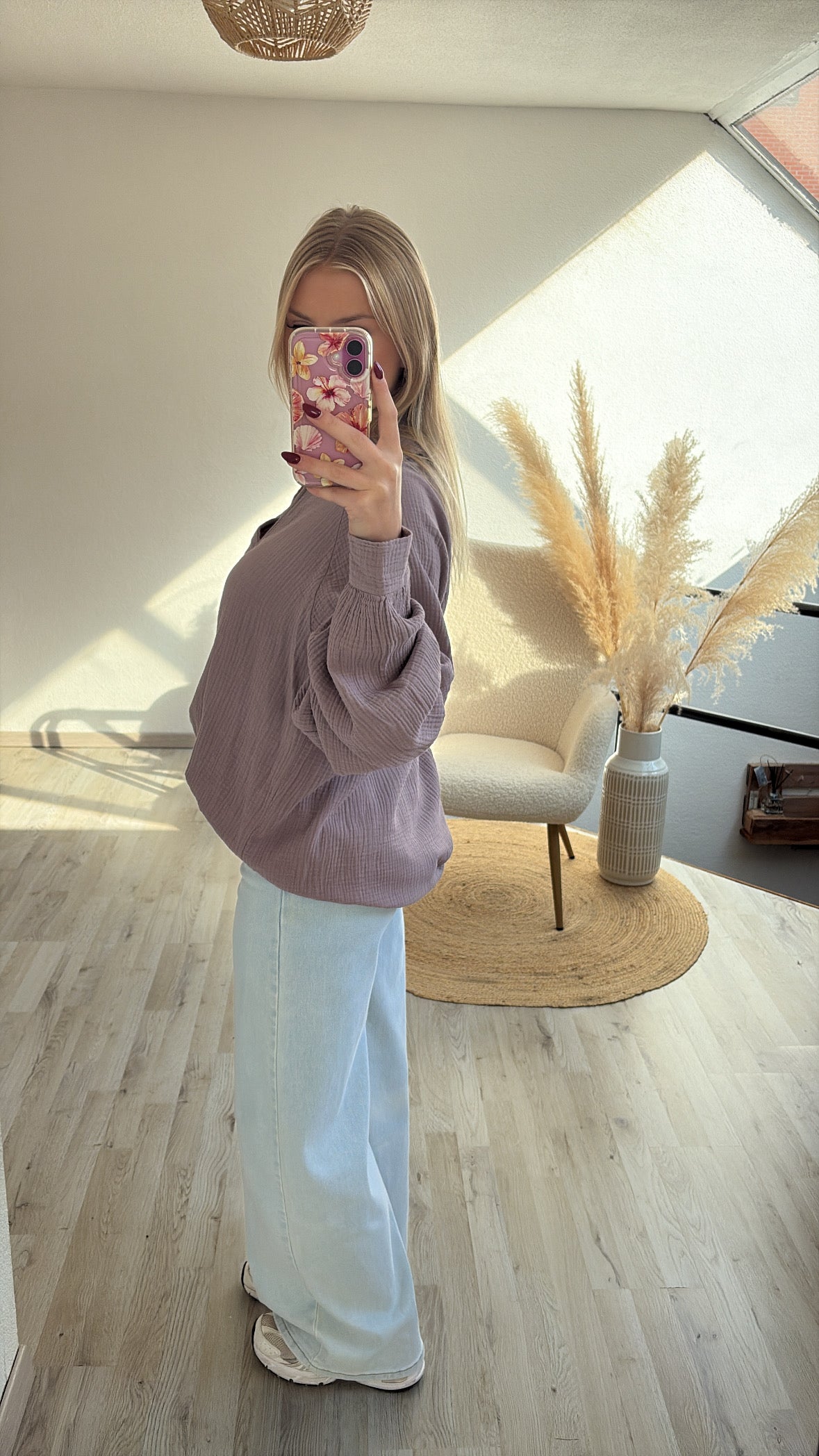 Tetrablouse taupe