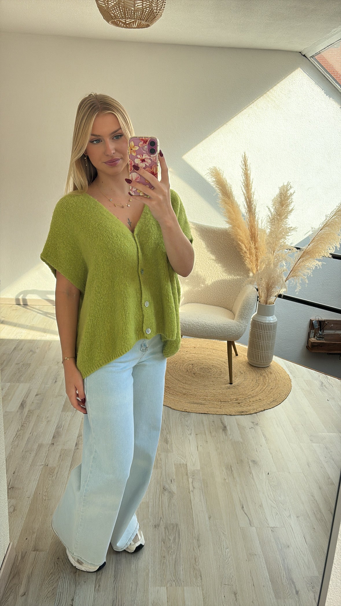 Groene pull
