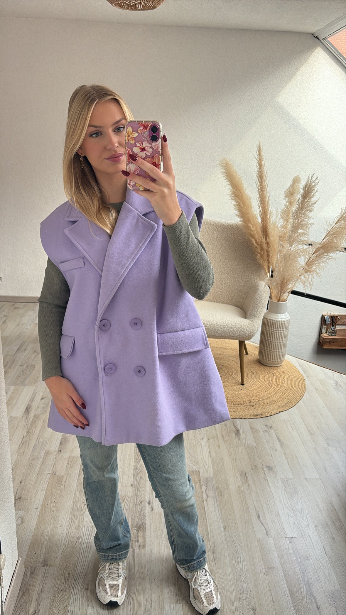 Lila gilet