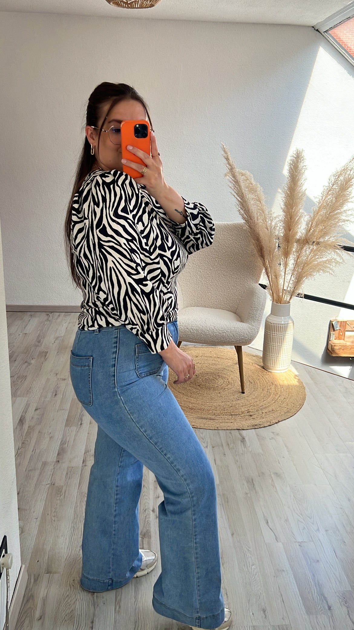 Blouse zebraprint