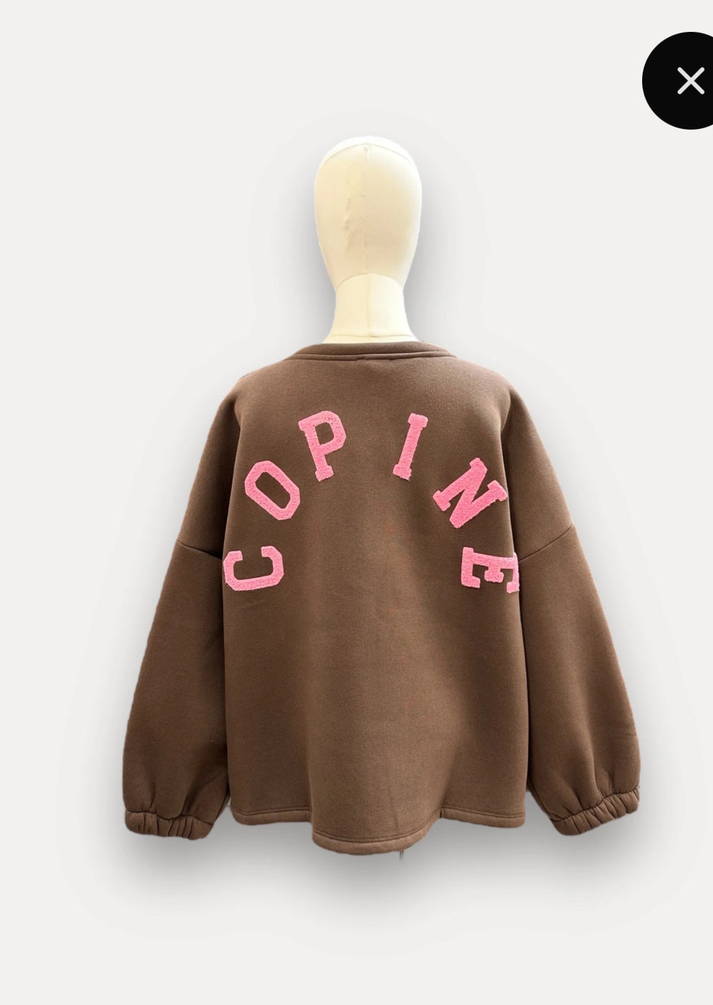 Copine sweater bruin