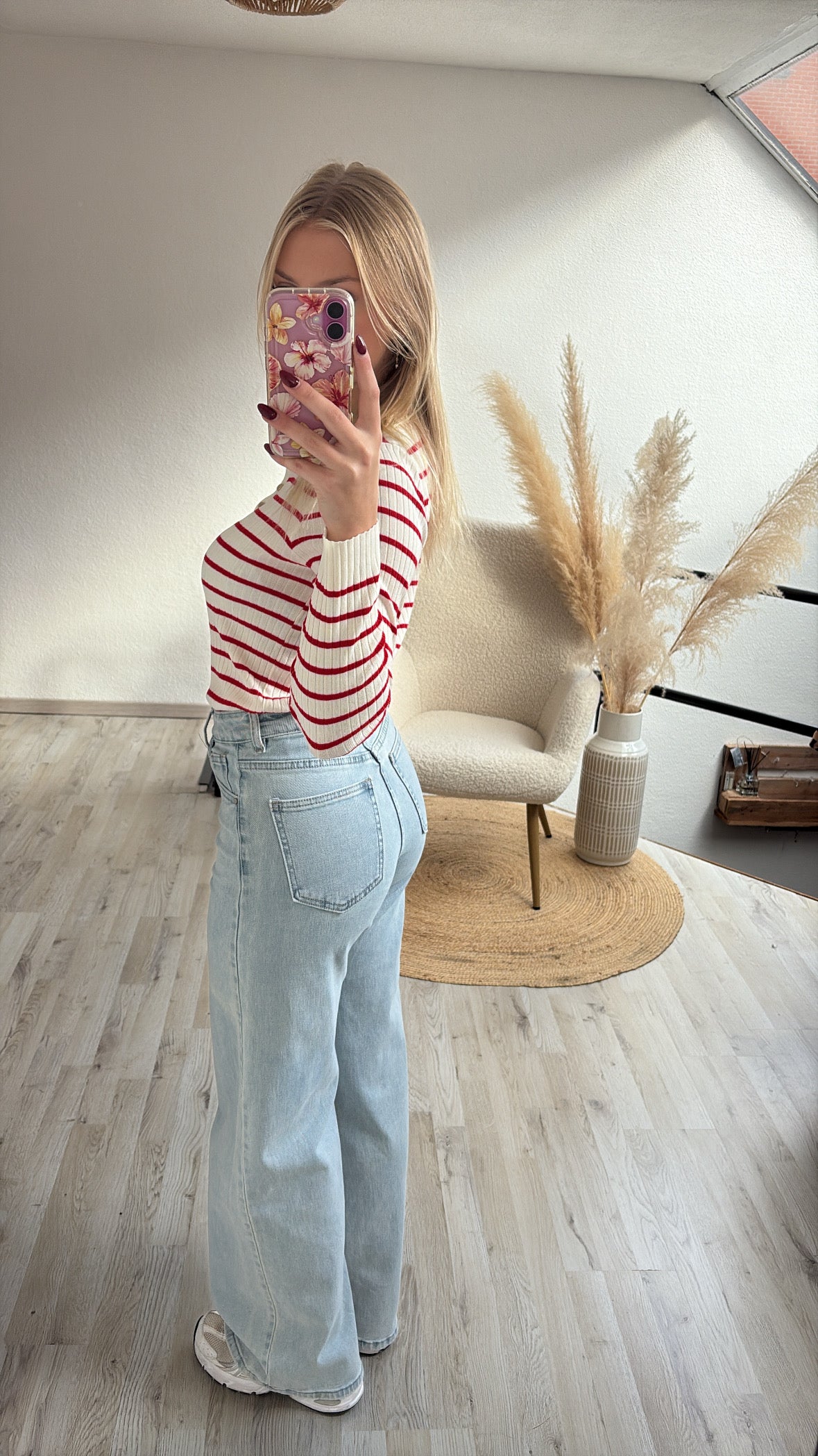 Mom jeans lichtblauw