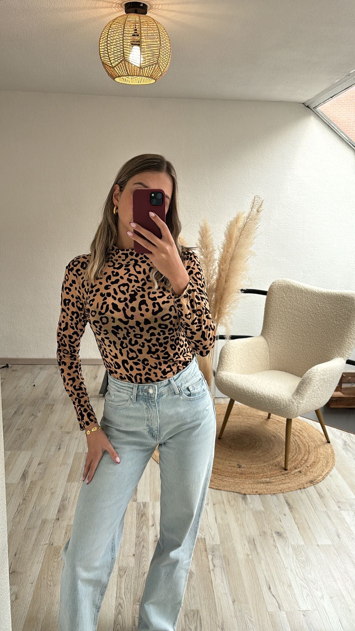 Leopard body mesh