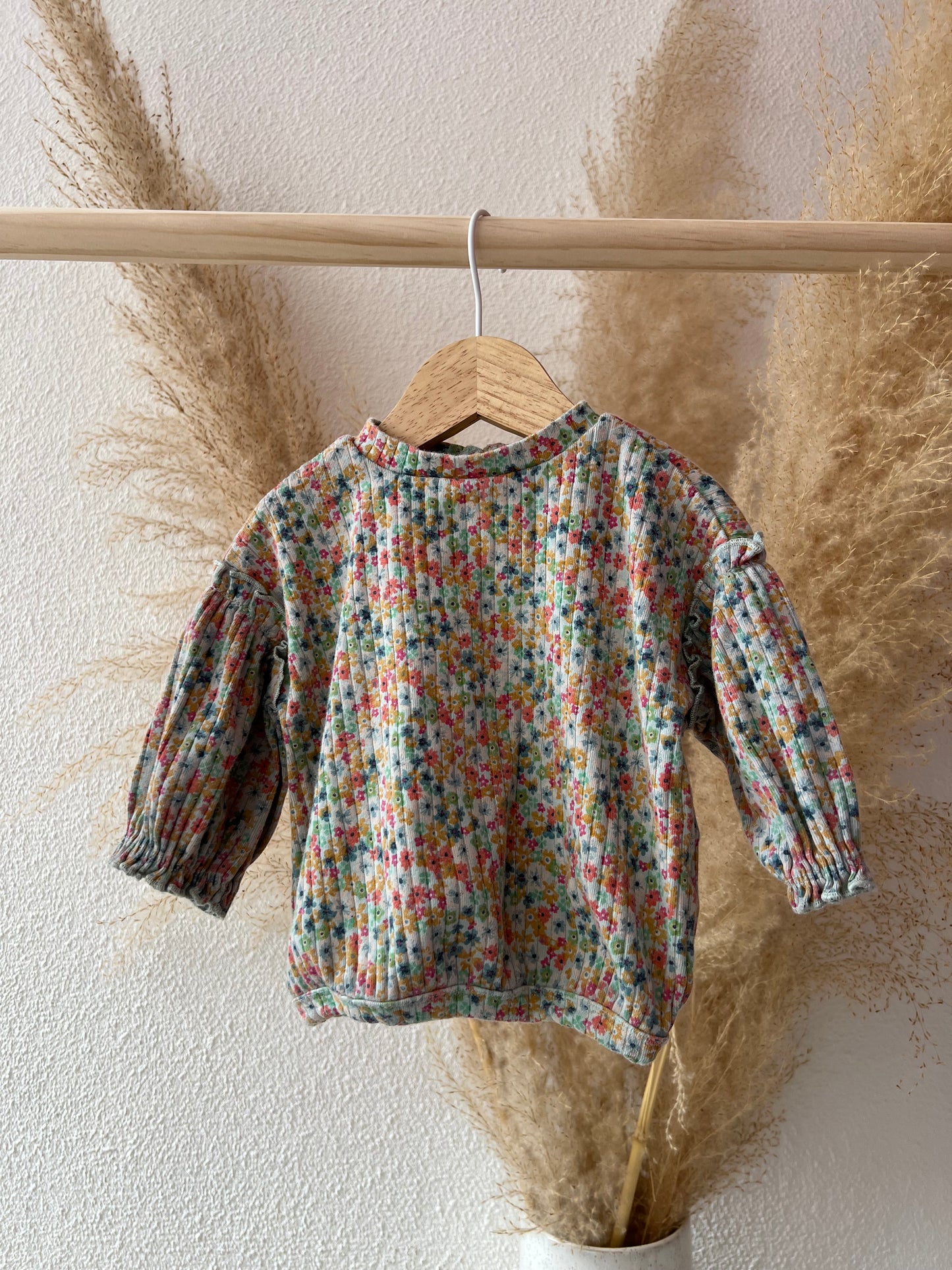 Gebloemde sweater