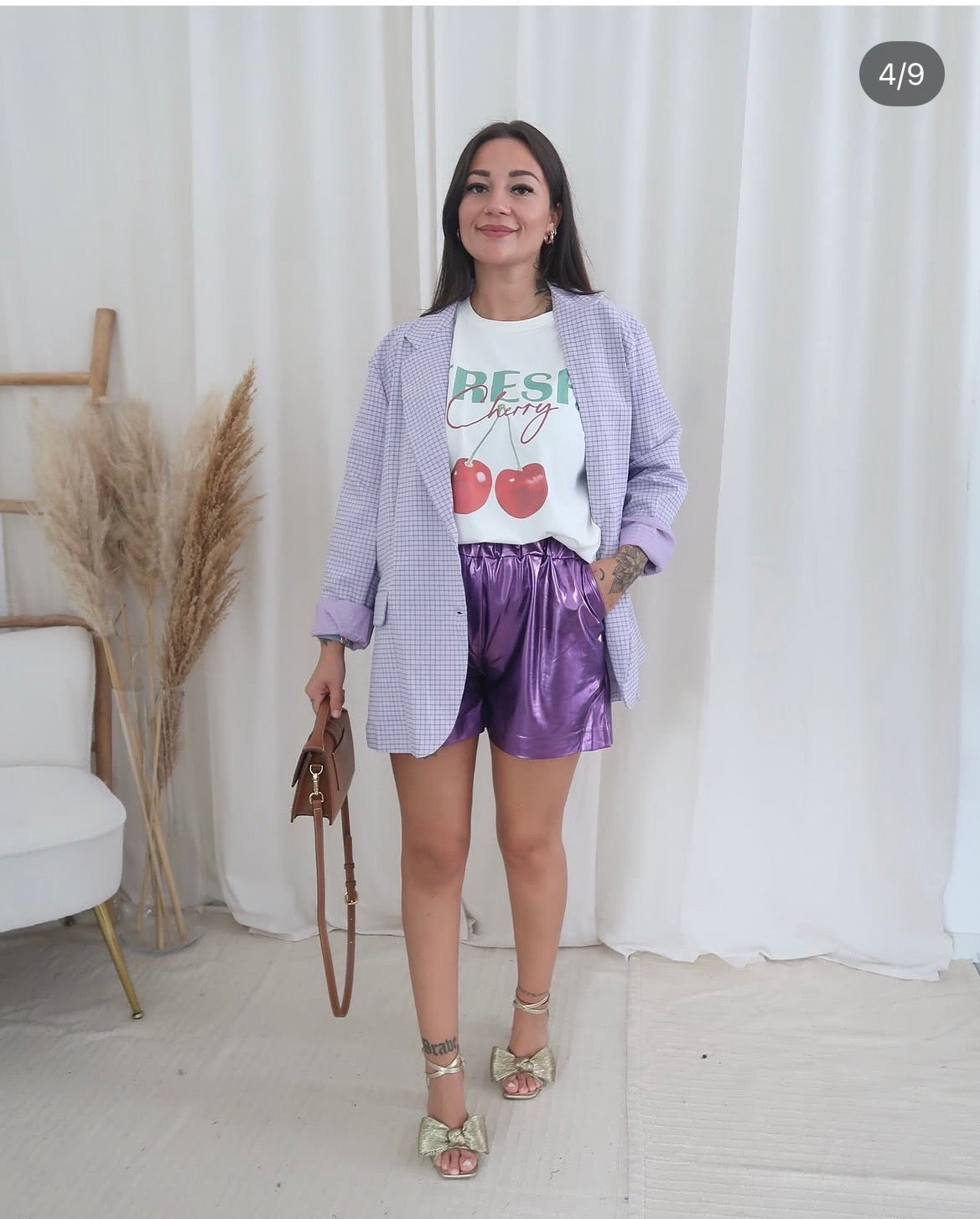 METALLIC SHORT PAARS