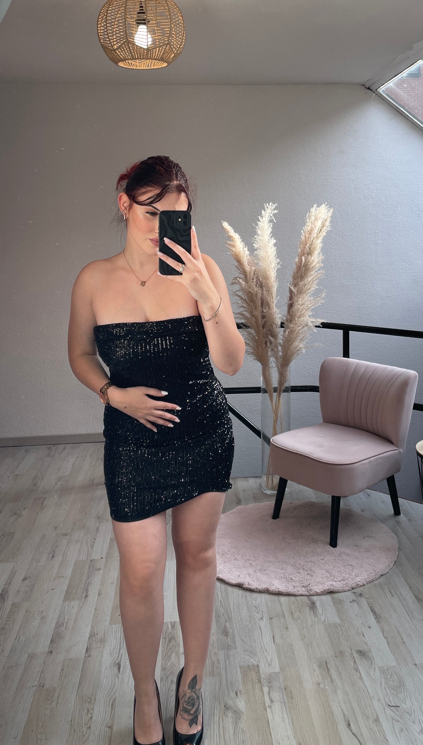 Tube dress zwart