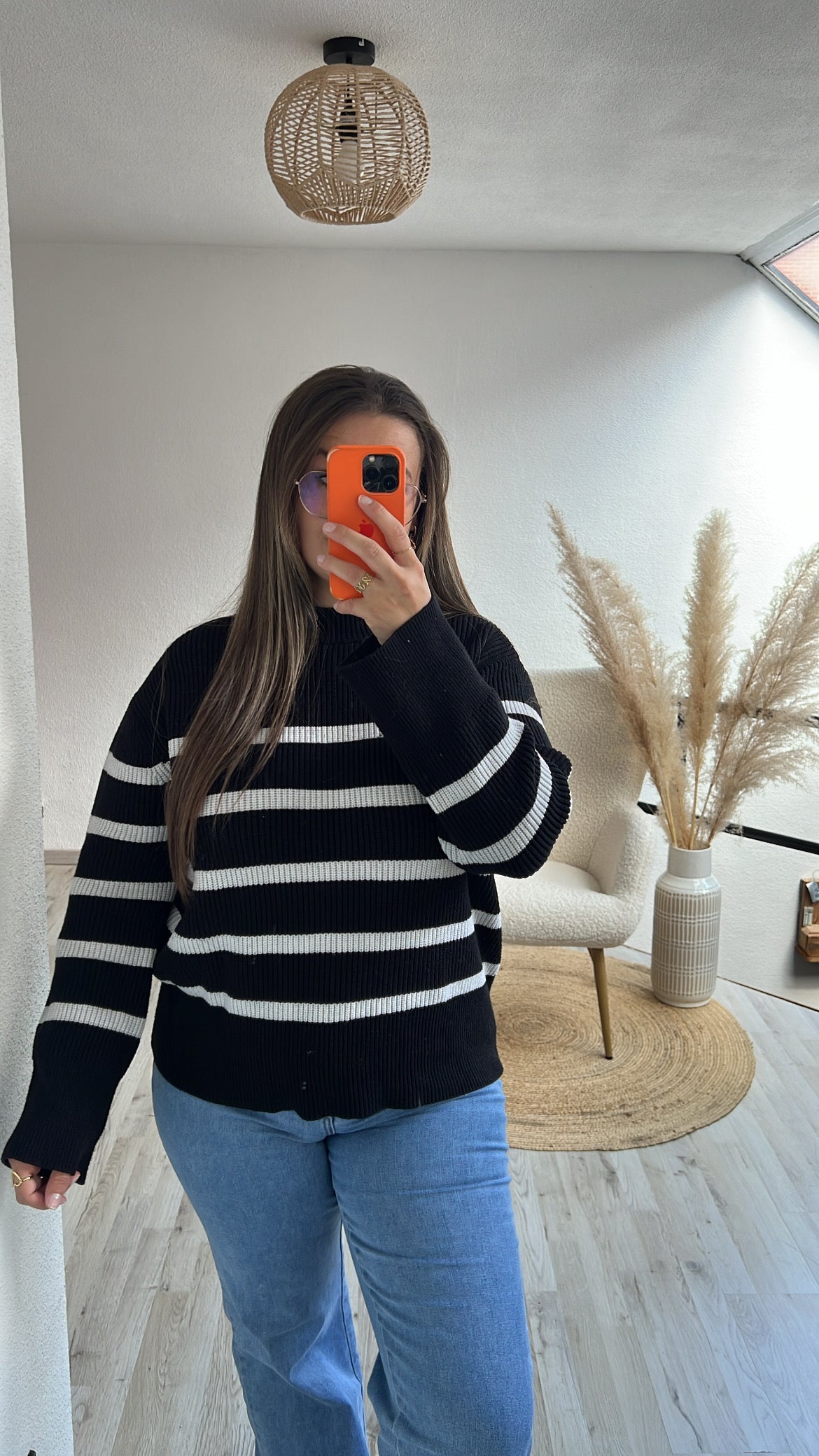 Gestreepte knit