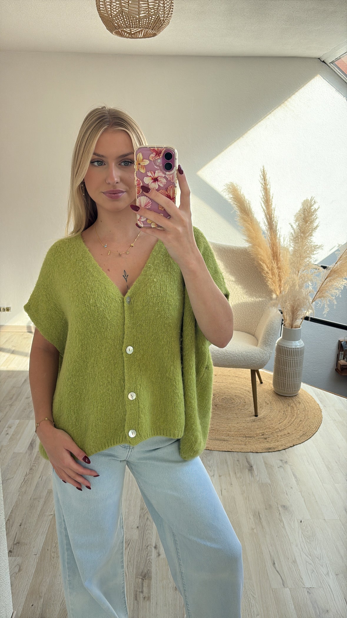 Groene pull