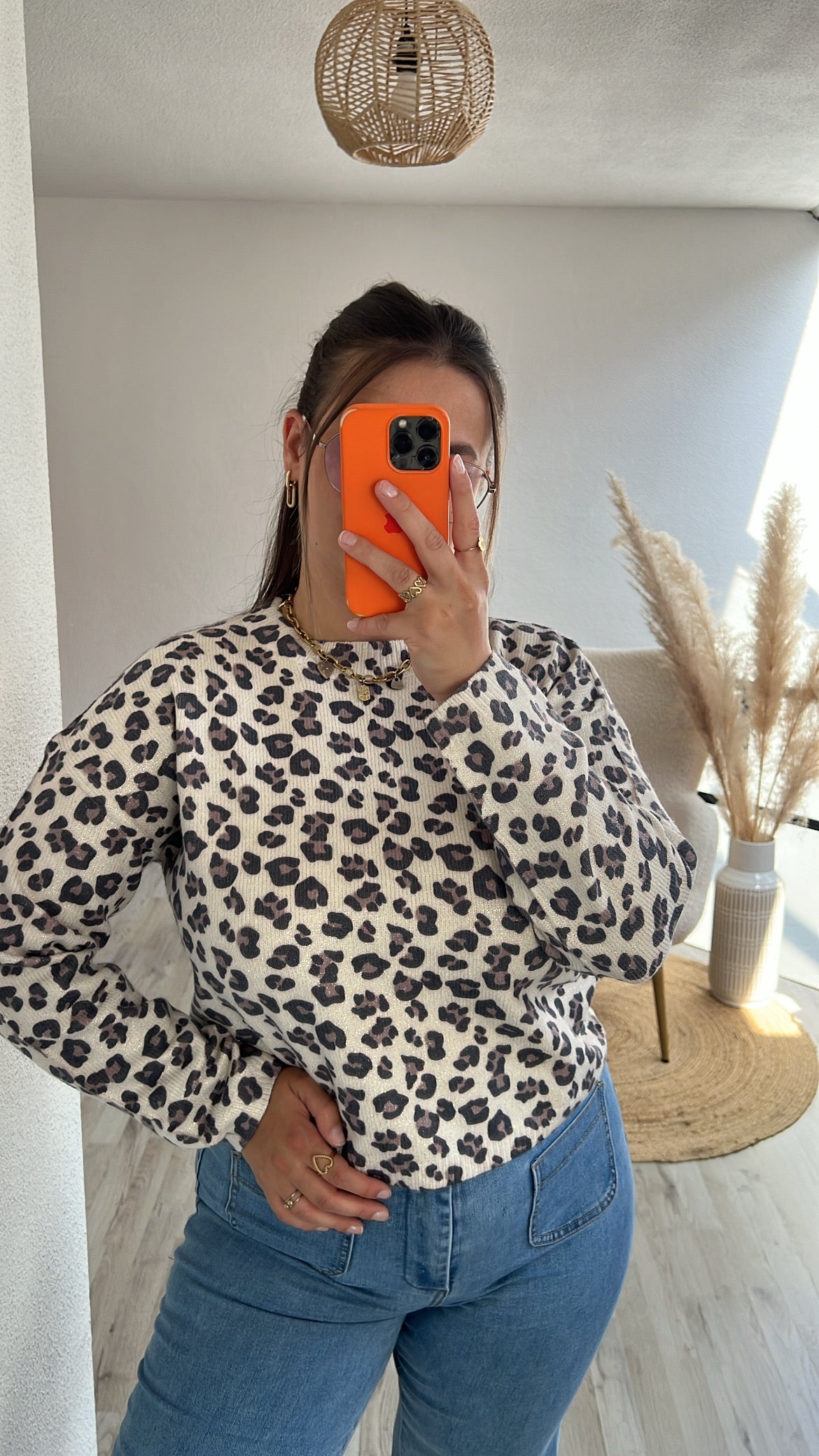 Leopard knit