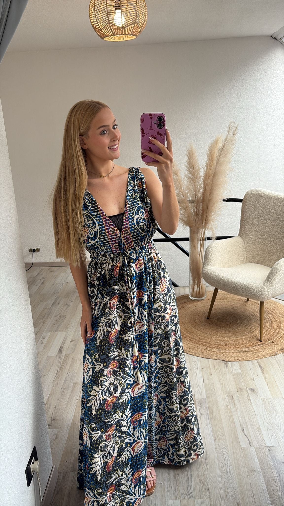 Maxijurk met print