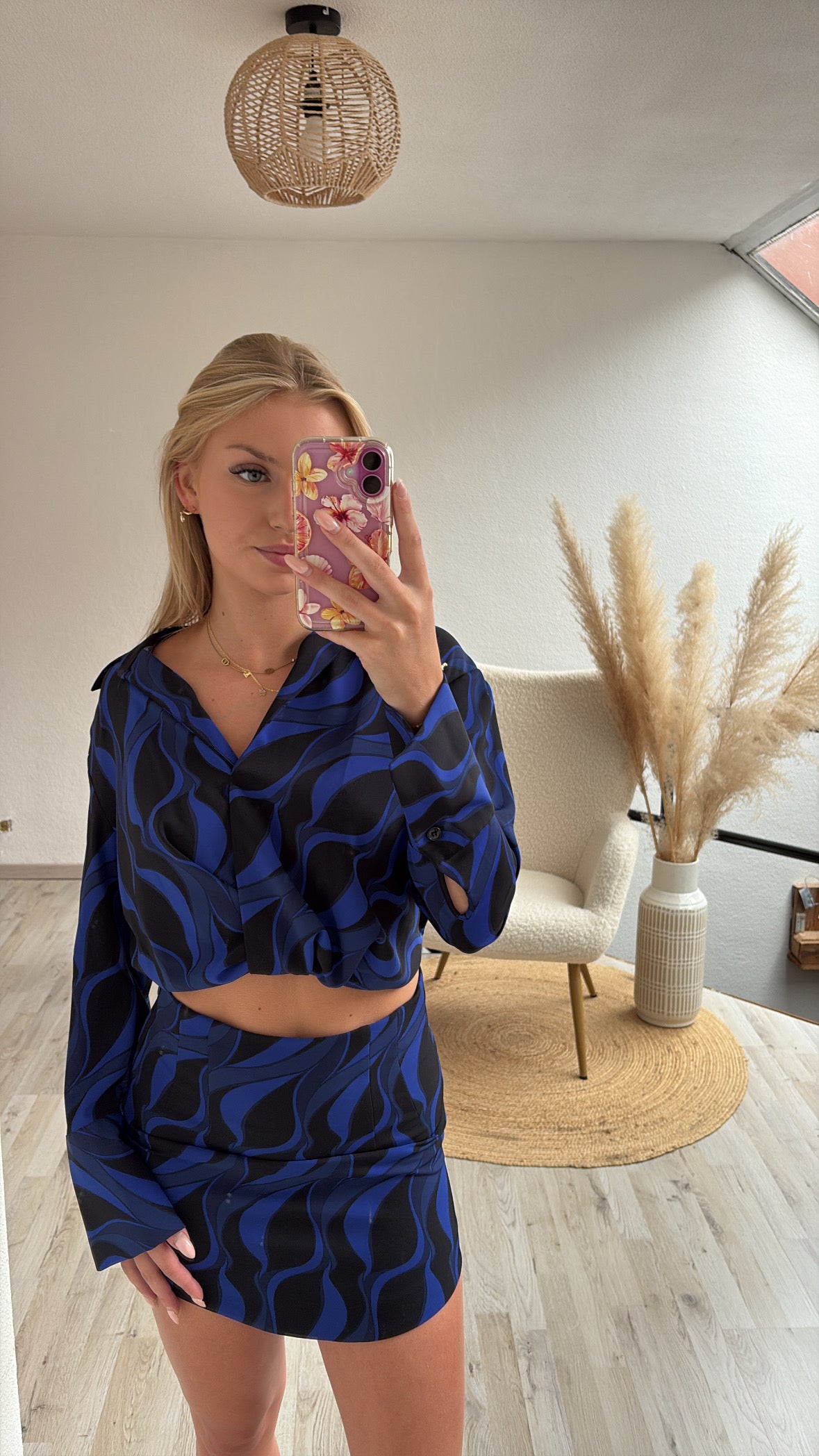 Blauwe set