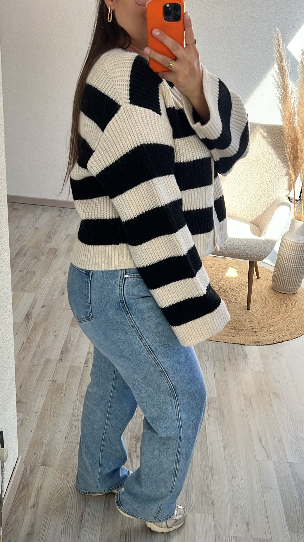 Striped cardigan
