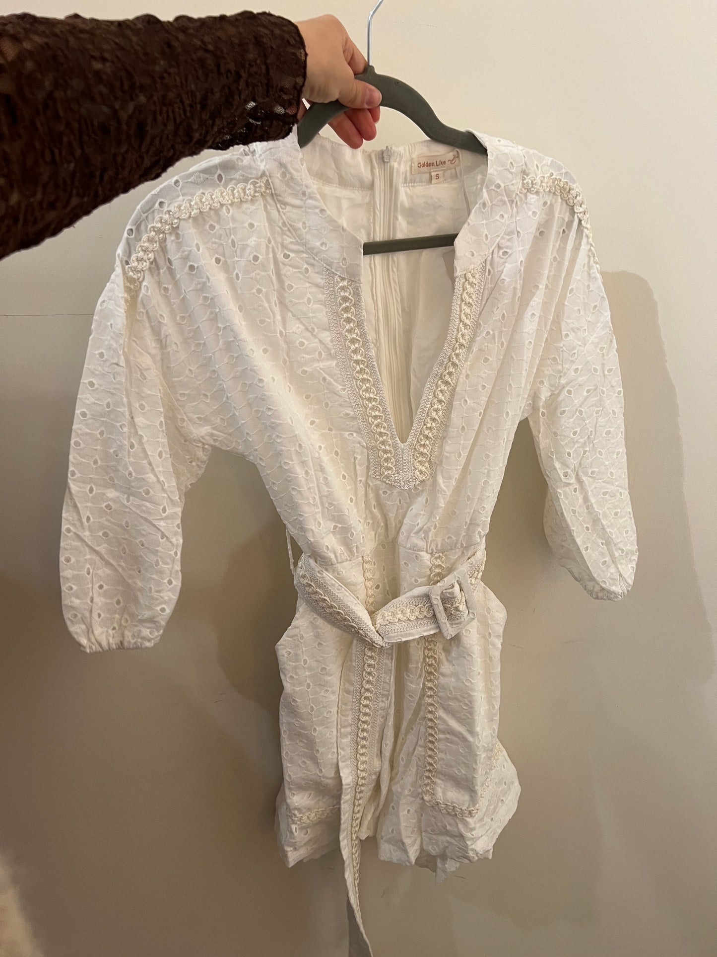 BRODERIE PLAYSUIT