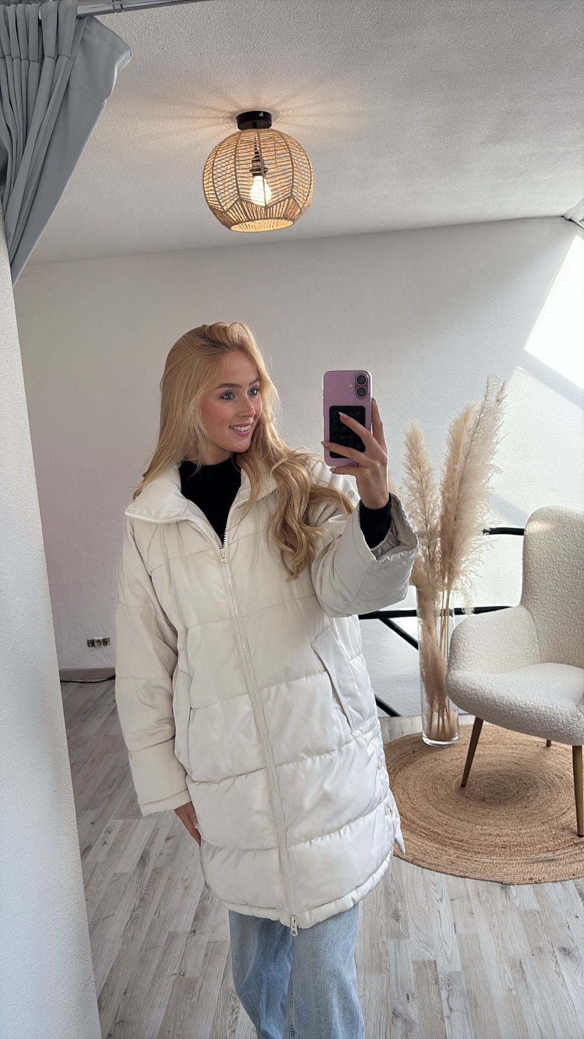 Winterjas wit