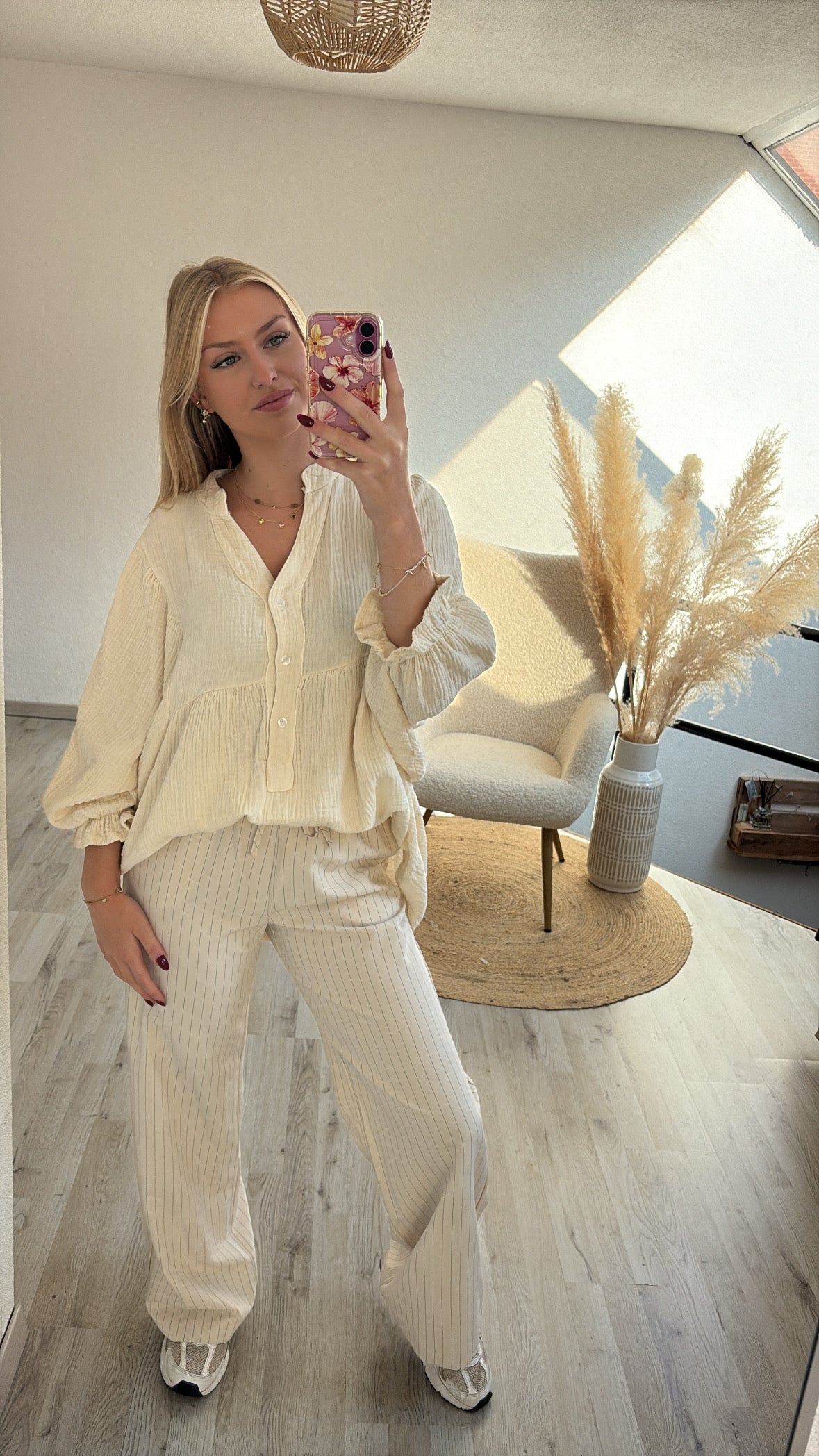 Gestreepte broek