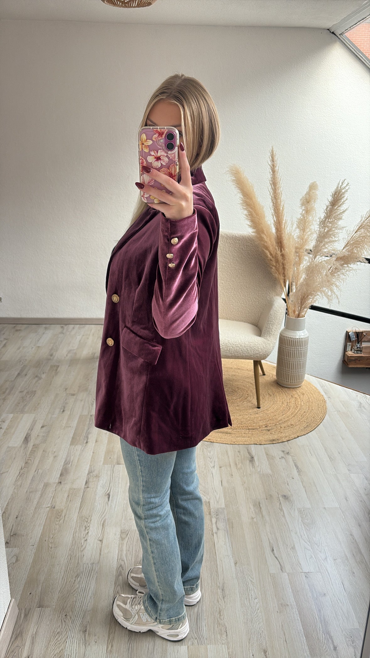 Velours blazer