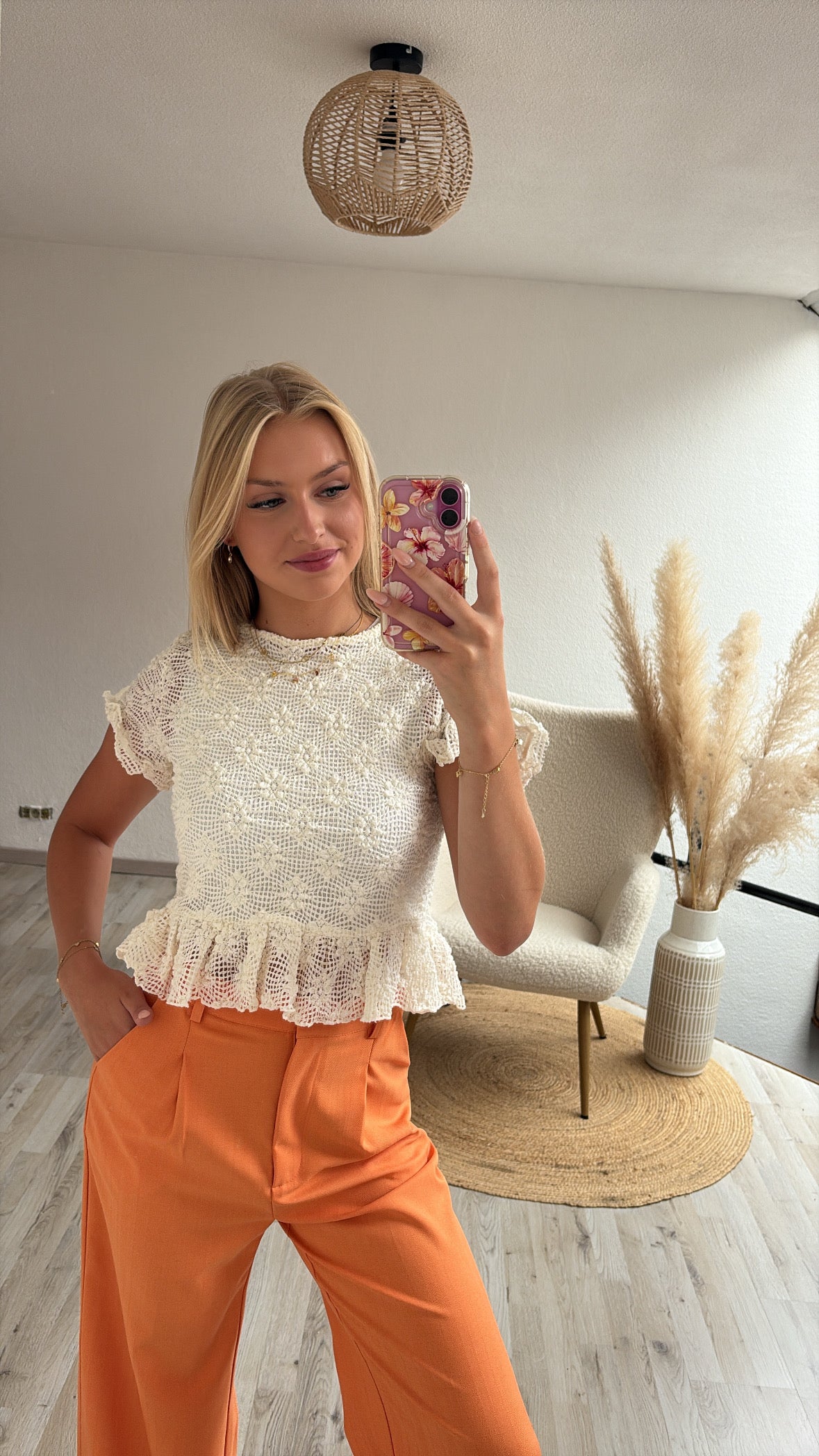 Oranje pantalon