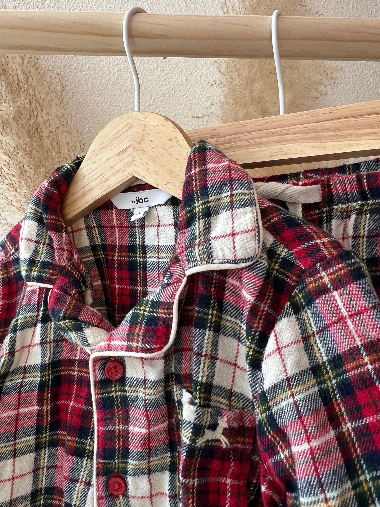 Geruite pyjama