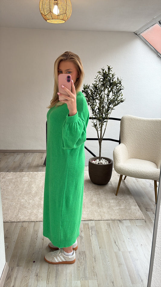 KNITTED JURK GROEN
