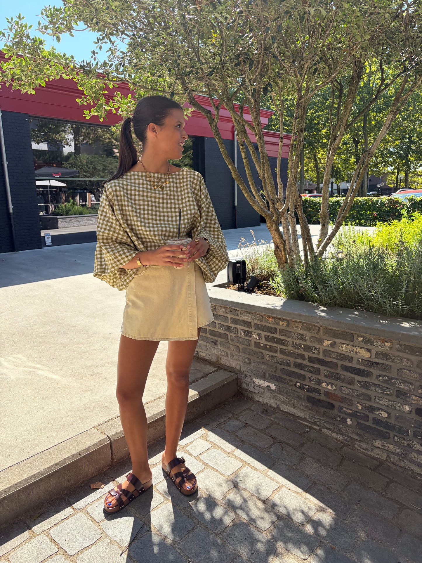 SKORT BEIGE