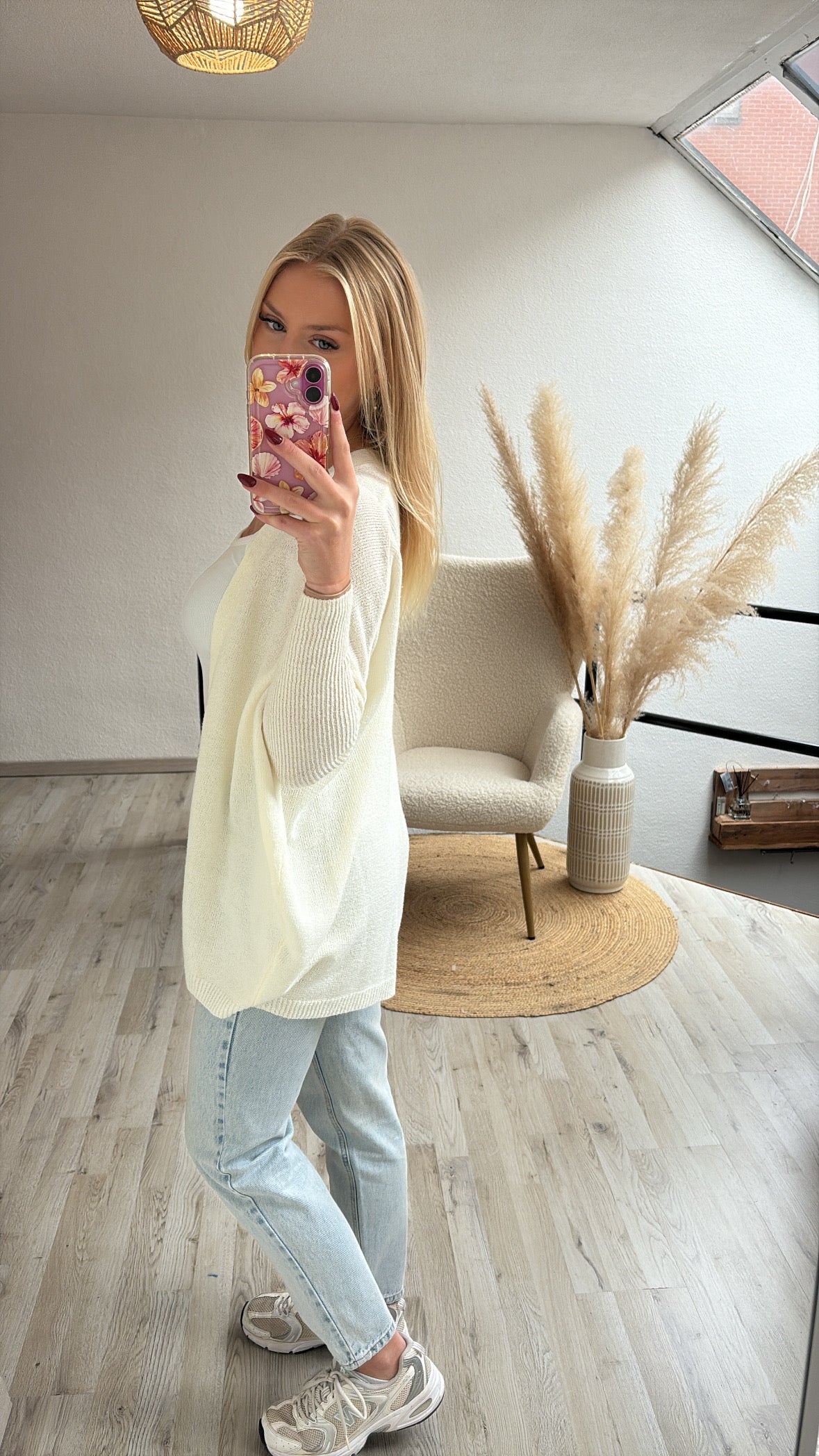Witte cardigan